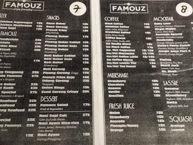 Gambar Makanan Famouz Cafe 4