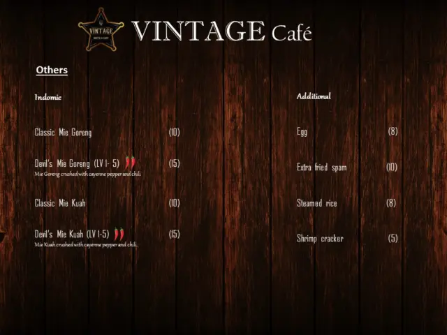 Gambar Makanan Vintage Cafe 8