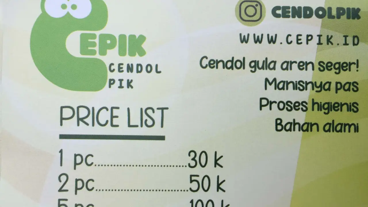 Cepik Cendol PIK