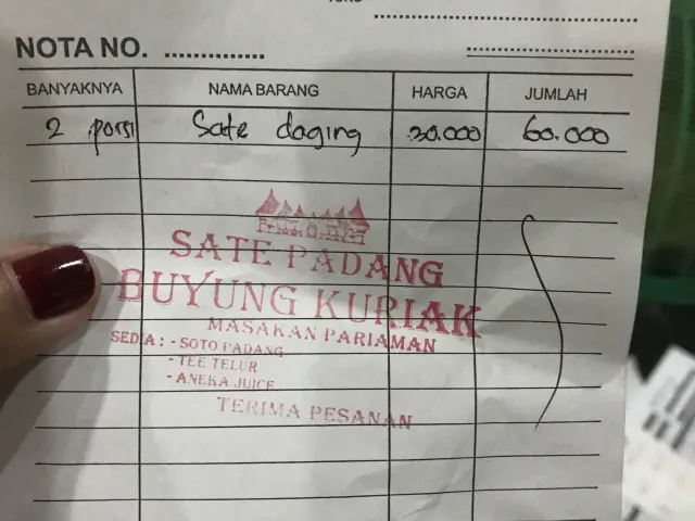 Gambar Makanan SatePadangBuyungKuriak 3