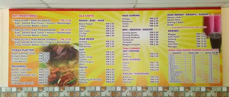 Sinurambi Kalangadan Cafe, Kg. Kolopis, Jalan Penampang - Tambunan Food Photo 2