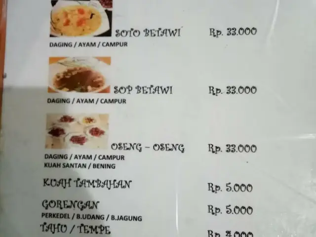 Gambar Makanan Soto Betawi H Mamat Glodok 24