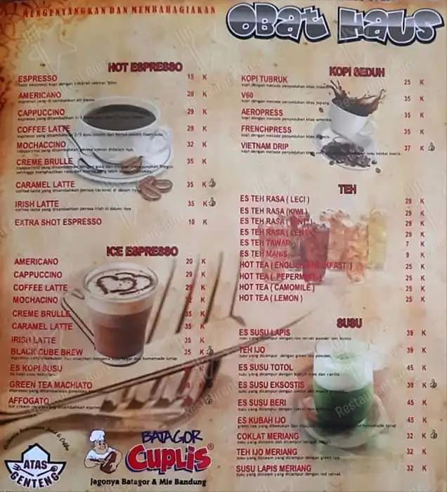 Gambar Makanan ATAS GENTENG RESTO - Authentic Indonesian Food & Coffee 2