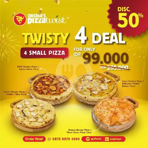 Gambar Makanan Chicagos Pizza Twist, Canggu 1