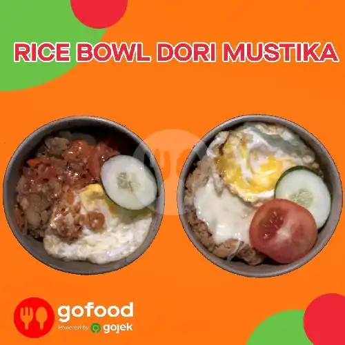 Gambar Makanan Rice Bowl Mustika, Komplek Lucky Permai 9