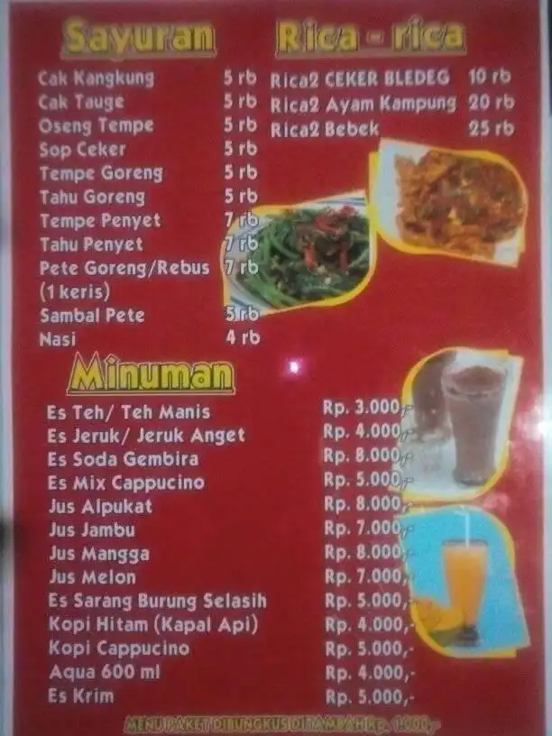 Gambar Makanan Warung Makan Lemprakan 2 Karangkandri 3