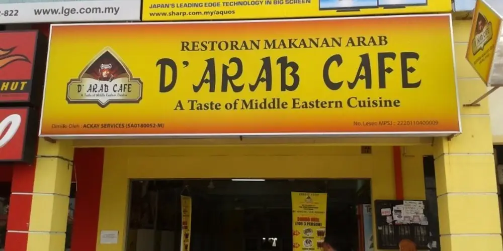 Restoran Makanan Arab D'Arab Cafe