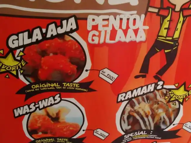 Gambar Makanan Pentol Gila Cabang Airlangga 2