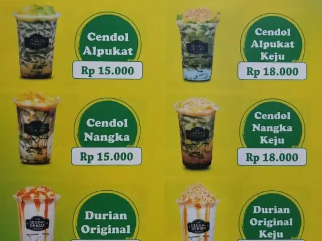 Es Cendol Durian