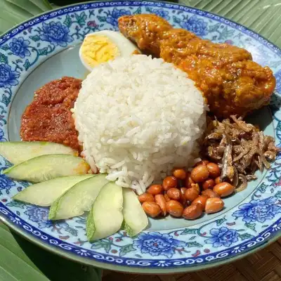 Botak Nasi Lemak @ Restaurant Ming Yang Kopitiam