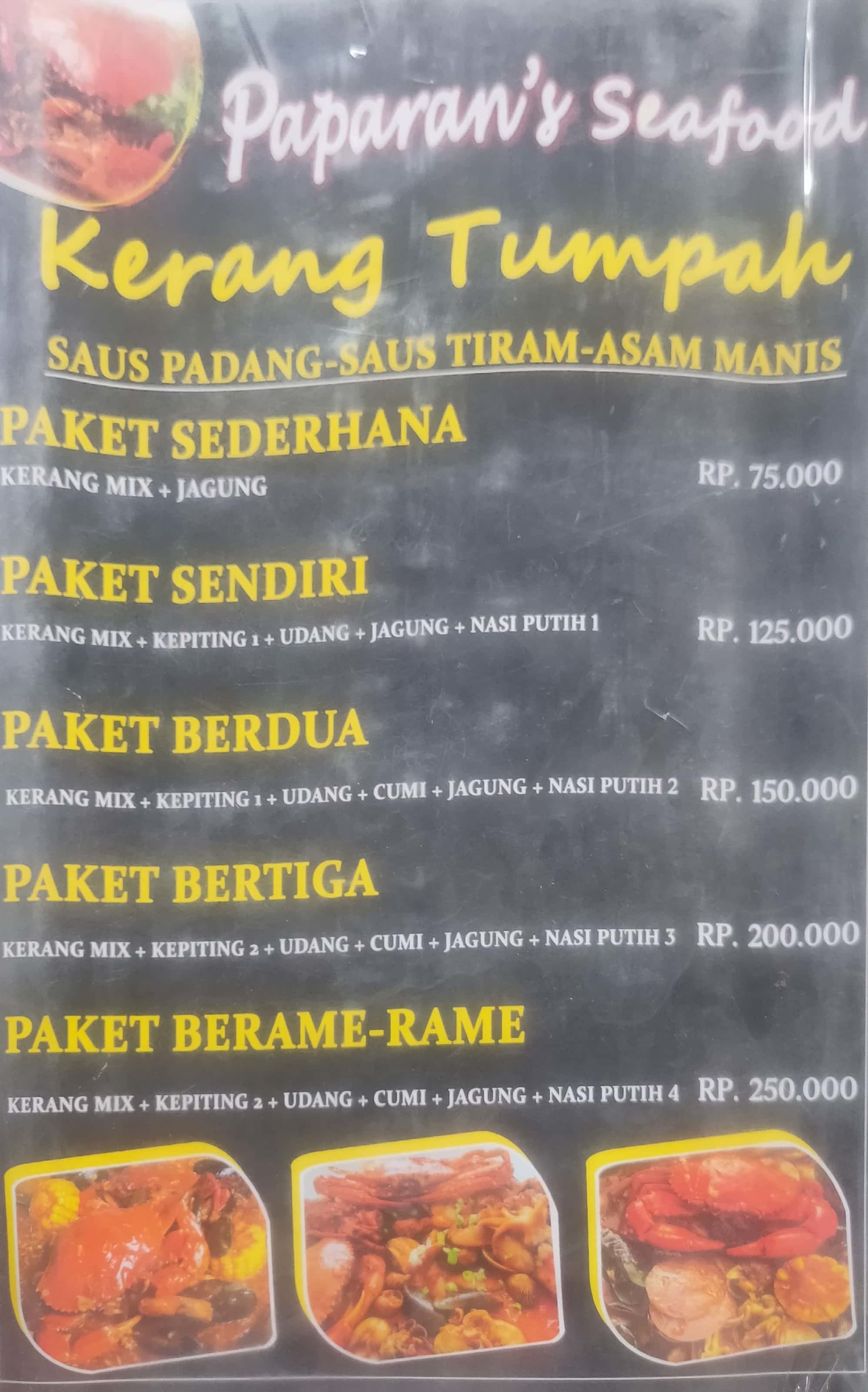 Paparans Kerang Tumpah terdekat Restoran dan Tempat Makan Indonesia