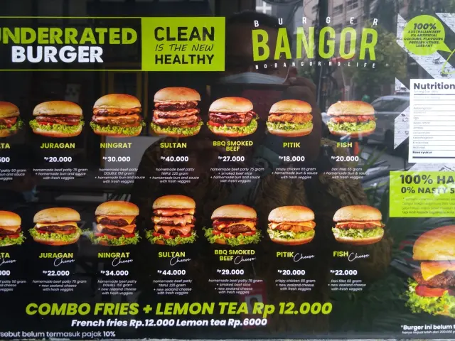 Gambar Makanan Burger Bangor 1