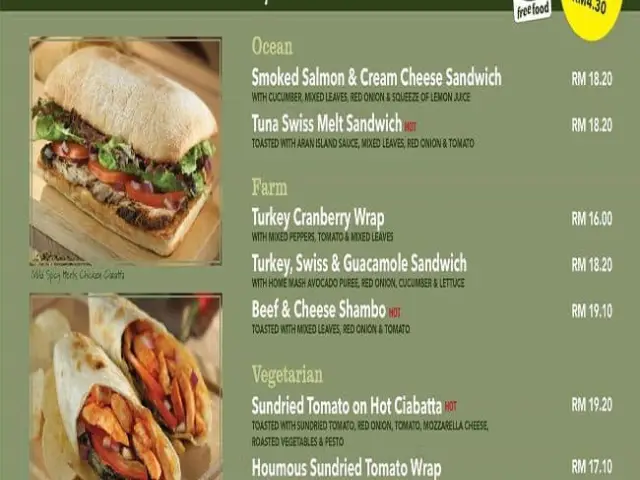 O'Briens Irish Sandwich Cafe @ Suria KLCC Food Photo 2