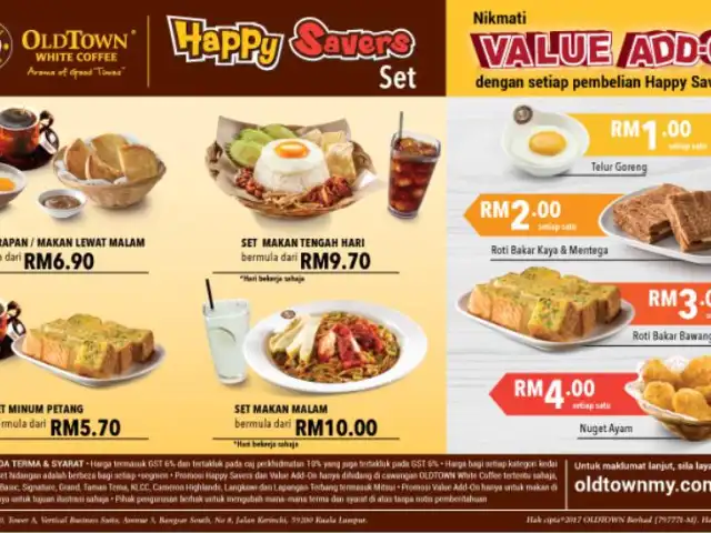 Oldtown White Coffee, The Peak, Cheras Food Photo 3