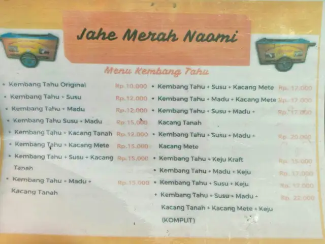 Gambar Makanan Kembang Tahu & Susu Jahe Merah Naomi 10