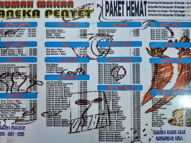 Gambar Makanan RUMAH MAKAN ANEKA PENYET 1