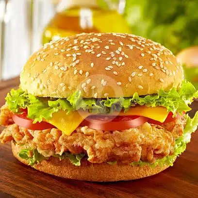 Gambar Makanan Burger Patty and Drink, Lapangan Amor 1