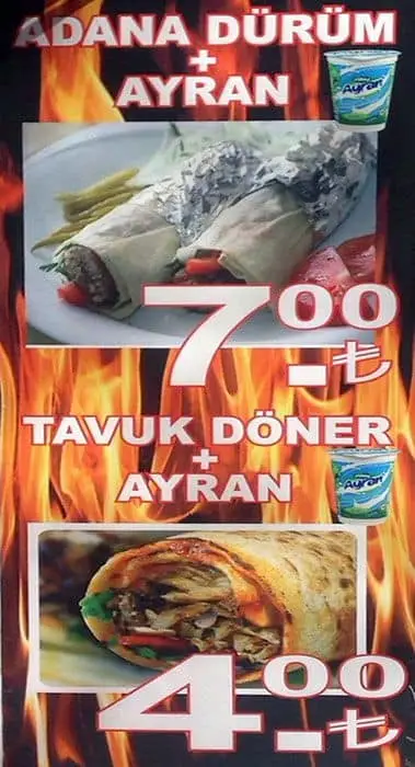 Köz Dürüm'nin yemek ve ambiyans fotoğrafları 1