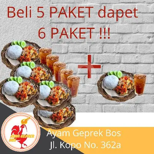 Gambar Makanan Geprek Bos, Kopo 3