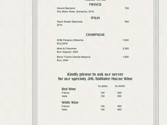 Gambar Makanan Castro Lounge & Cigar Bar - Hotel JHL Solitaire 3