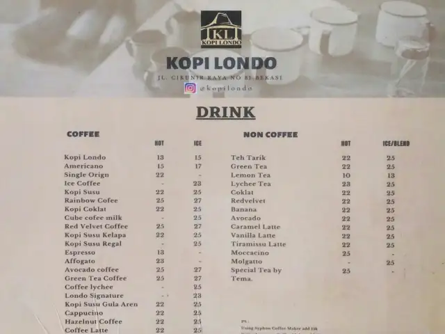 Gambar Makanan Kopi Londo 1