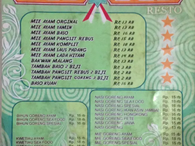 Gambar Makanan Bakmi Raos 1