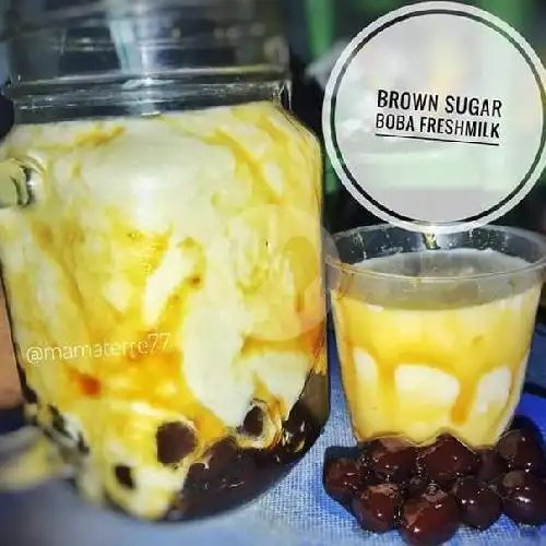 Gambar Makanan Brown Sugar Boba Milk, Gunung Sumping 1