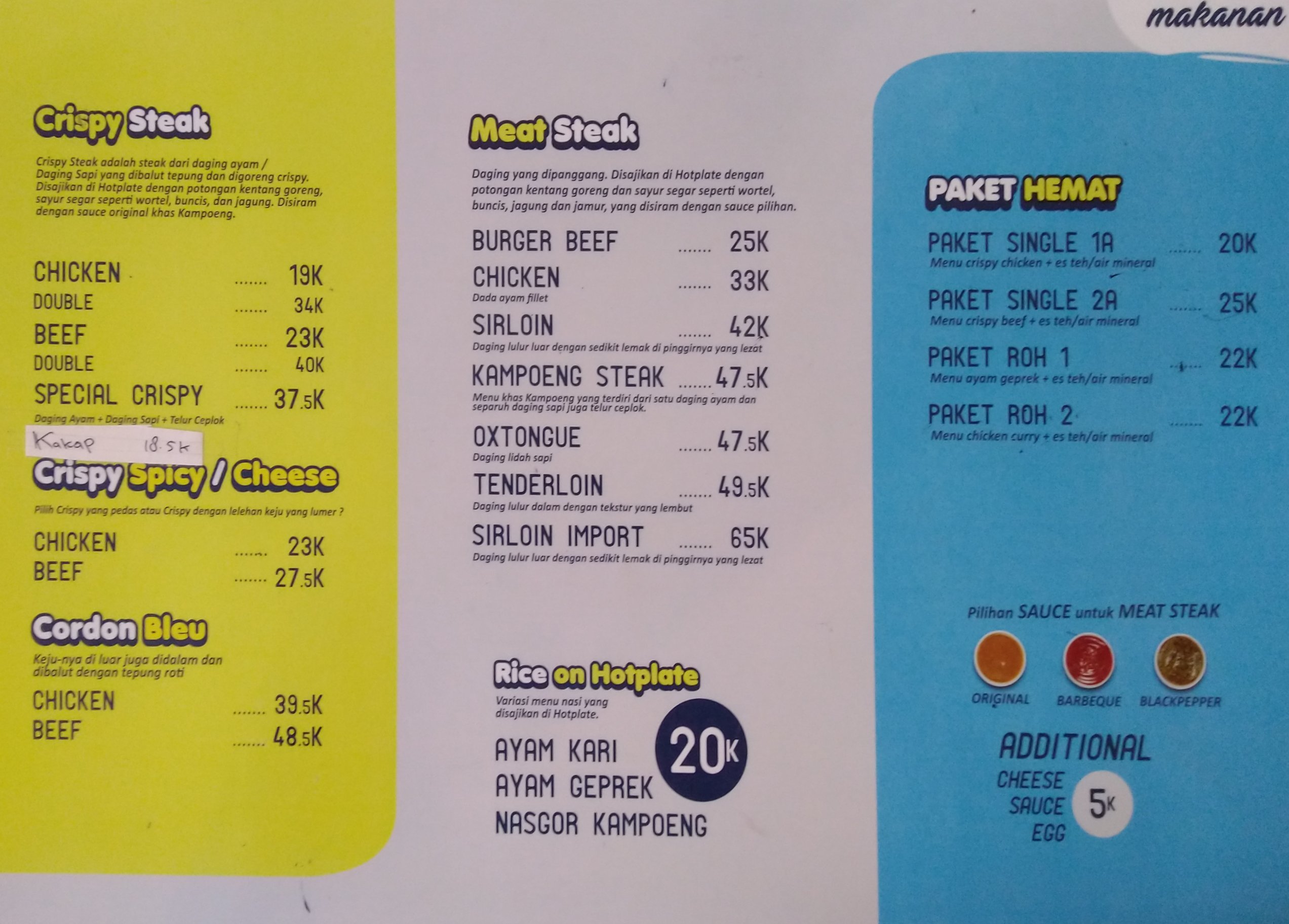 Kampoeng Steak terdekat Restoran dan Tempat Makan Barat terdekat di