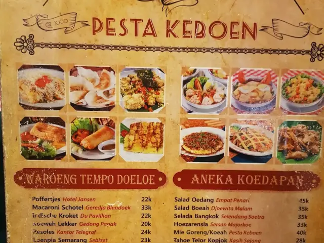 Gambar Makanan Pesta Keboen Restoran 38