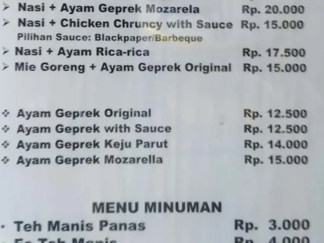 Gambar Makanan AyamGeprekKanjengMamih 2