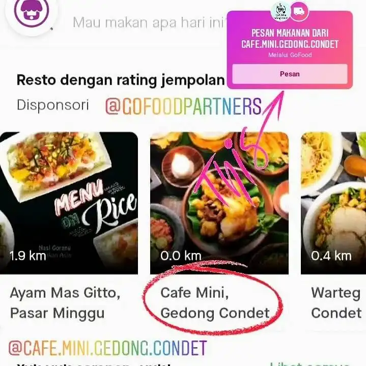 Cafe Mini, Gedong Condet
