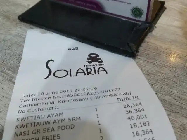 Gambar Makanan Solaria 2