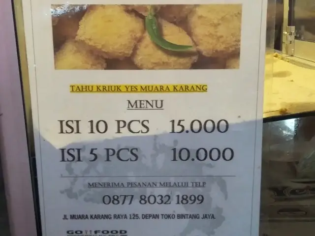 Gambar Makanan Tahu Kriuk Yes 7