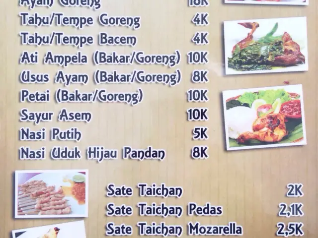 Gambar Makanan Ayam Bakar & Sate Taichan Taman Ratu 1