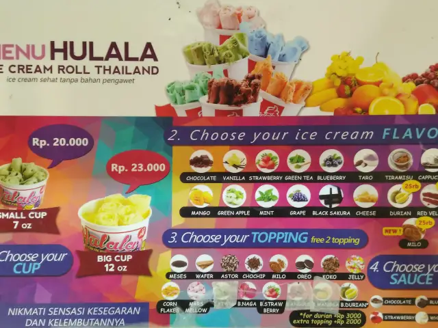Gambar Makanan Hulala Ice Cream Roll 1