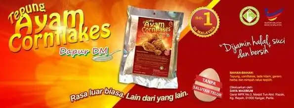 Tepung Ayam Cornflakes Sedap