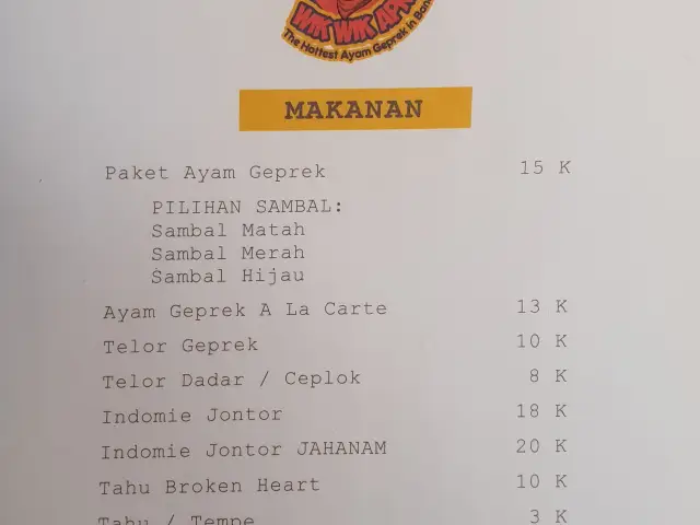 Gambar Makanan Wik Wik Aprek 1