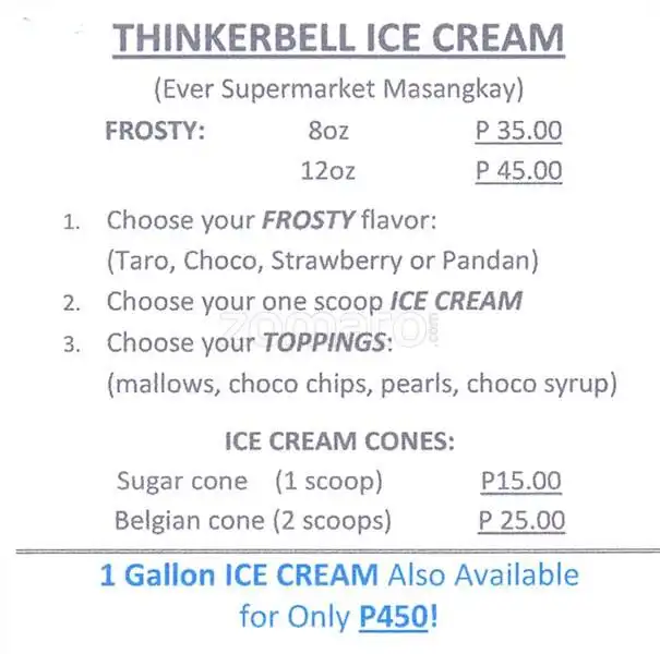 Thinkerbell Ice Cream Food Photo 1