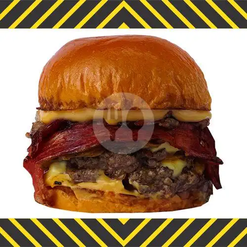 Gambar Makanan Burger Front - Simpang Kuda 3