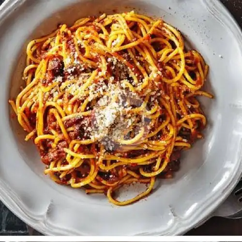 Gambar Makanan Pempek palembang dan spagetti, Ungaran 2