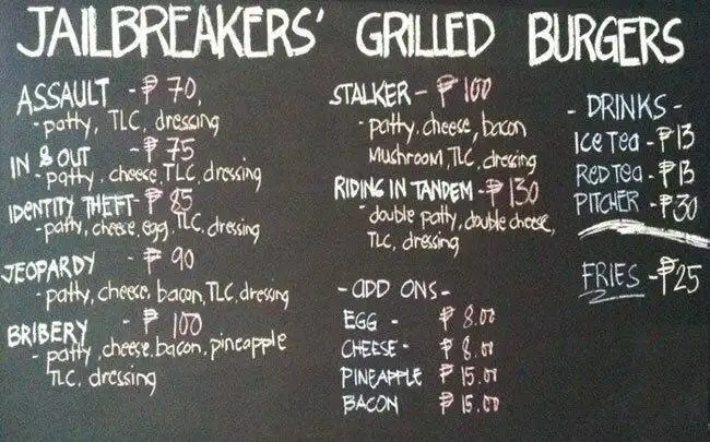 Jailbreakers' Grilled Burgers Food Photo 1