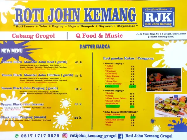 Gambar Makanan Roti John Kemang 1