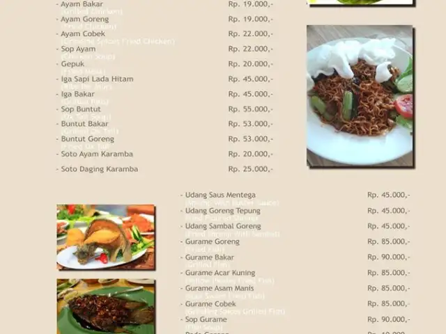 Gambar Makanan Karamba Sundanese Bistro 4