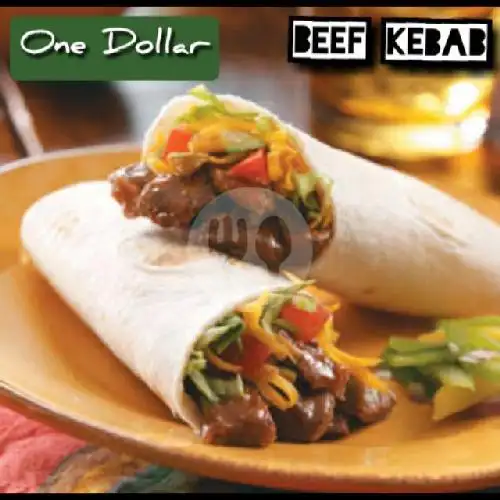 Gambar Makanan Kebab Beef One Dollar by One Dollar, Kuta 2