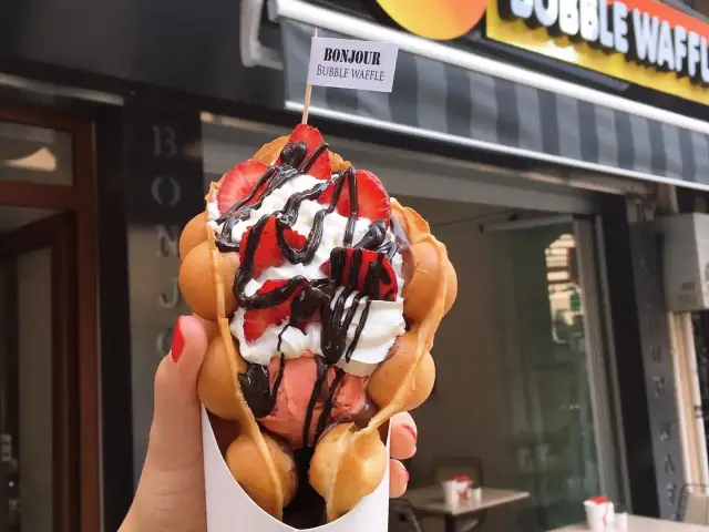 Bonjour Bubble Waffle & Kumpir'nin yemek ve ambiyans fotoğrafları 4