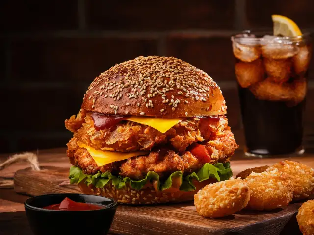 Bahcem's Burger & Cajun'nin yemek ve ambiyans fotoğrafları 1