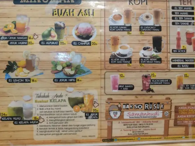 Gambar Makanan Bakso Rusuk Samanhudi 2