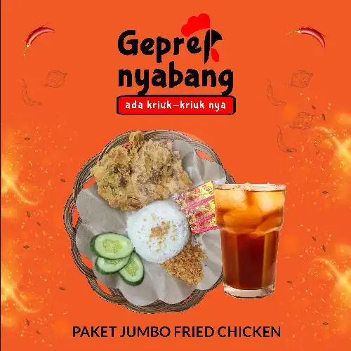 Gambar Makanan Geprek NyaBang, Flamboyan Enggal 7