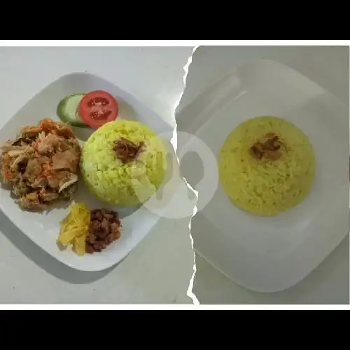 Gambar Makanan Geprek Nasi Kuning Mbak Rina, Saman 5