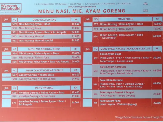 Gambar Makanan Waroeng Setiabudhi 5